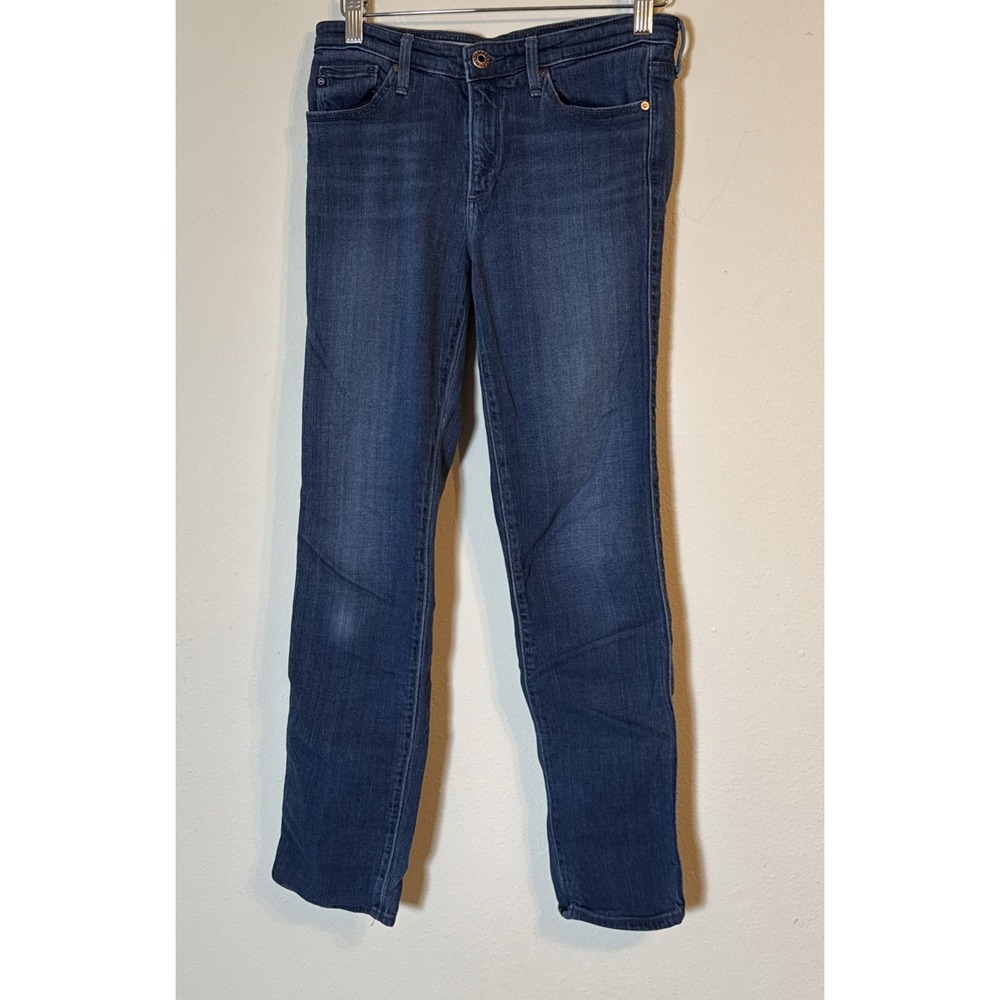 AG Adriano Goldschmied Jeans Womens 27R Blue The Prima Mid Rise Cigarette Denim